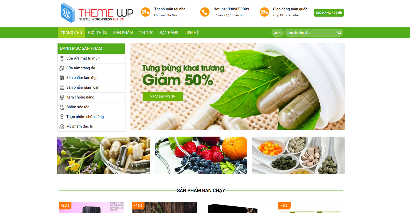 Website bán hàng mỹ phẩm 47