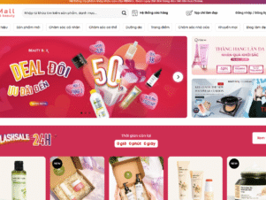 website bán hàng mỹ phẩm 13