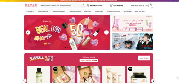 Website bán hàng mỹ phẩm 17