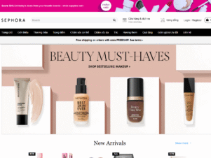 Website bán hàng mỹ phẩm 18