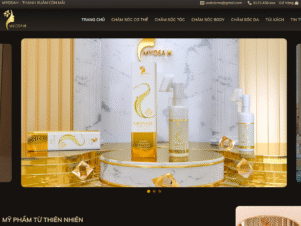 Website bán hàng mỹ phẩm 21