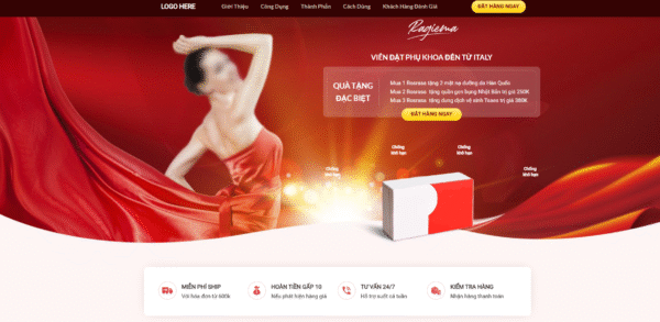 Website bán hàng mỹ phẩm 22