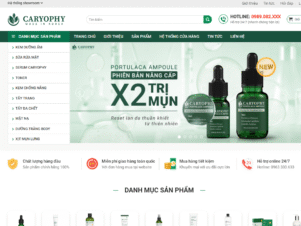 Website bán hàng mỹ phẩm 26