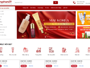 website bán hàng mỹ phẩm 3