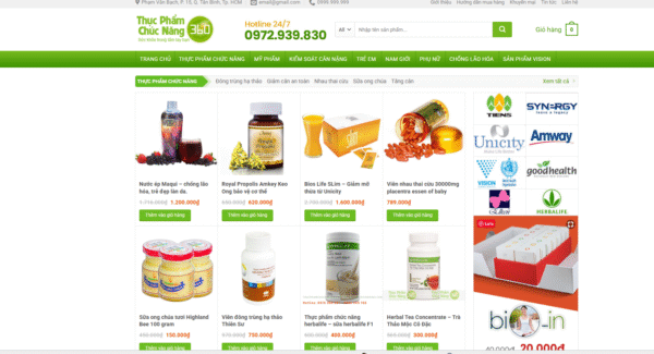 Website bán hàng mỹ phẩm 33