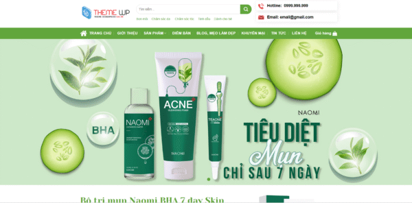 Website bán hàng mỹ phẩm 34