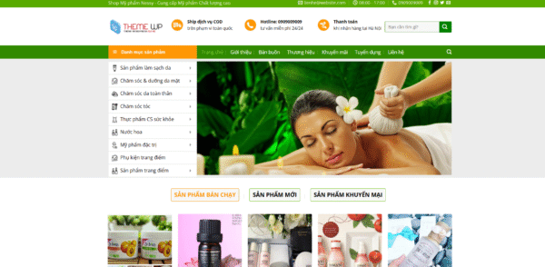 Website bán hàng mỹ phẩm 36