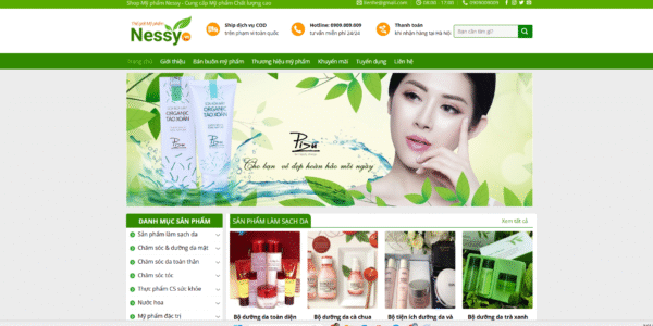 Website bán hàng mỹ phẩm 37