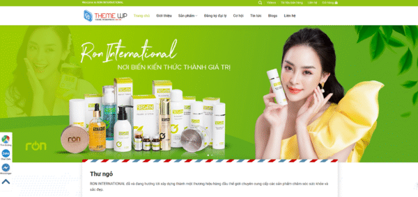 Website bán hàng dược phẩm mỹ phẩm 45