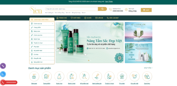 website bán mỹ phẩm 5