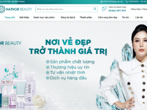 Website bán hàng mỹ phẩm 50