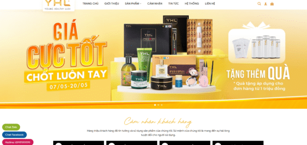 website bán hàng mỹ phẩm 54