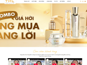 website bán hàng mỹ phẩm 9