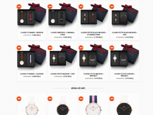 website bán hàng thời trang đồng hồ 10