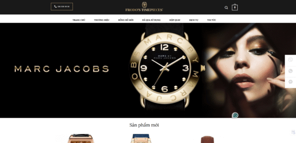 Website bán hàng thời trang đồng hồ 18
