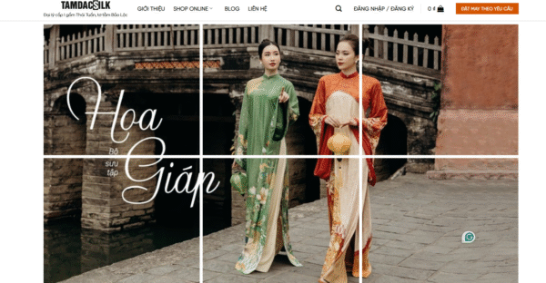 website bán hàng thời trang áo dài 20