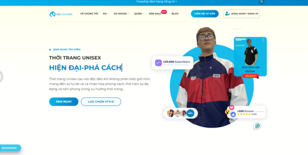 Website bán hàng thời trang 22