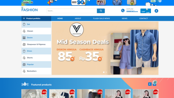 Website bán hàng thời trang 31