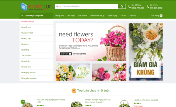 website bán hoa